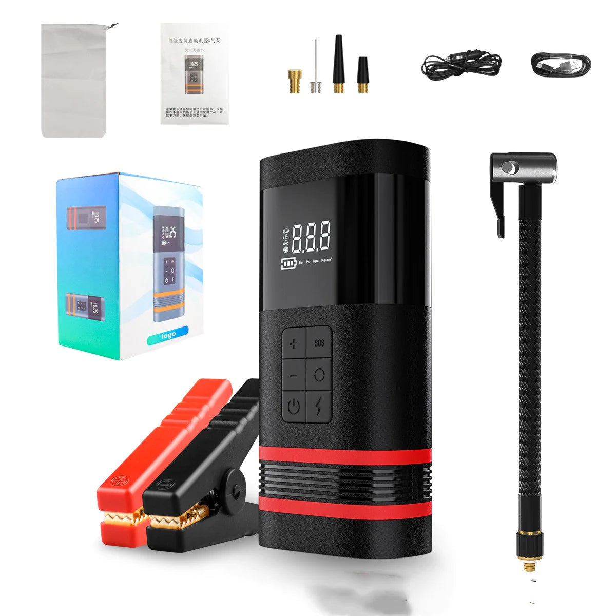 شريان الحياة 12 فولت: جهاز القوة المتكامل - لأن حاجتك للأمان لا تحتمل التأجيل! اشتراك فوري، نفخ ذكي، ووداعاً نهائياً لأي عطل.